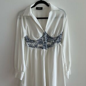 CIDER corset long sleeve dresss size medium